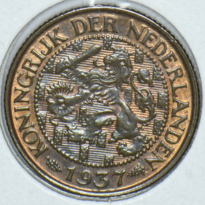 Netherlands 1937 Cent 190822 combine shipping
