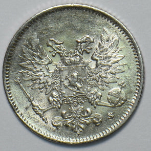 Finland 1917 25 Pennia Eagle animal 294572 combine shipping