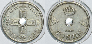 Norway 1940 50 Ore 198539 combine shipping