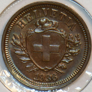 Switzerland 1936 Rappen 297524 combine shipping