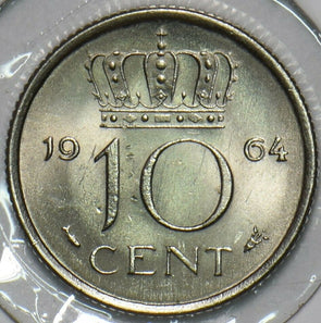 Netherlands 1964 10 Cents 152451 combine shipping