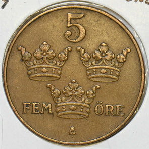 Sweden 1939 5 Ore 240476 combine shipping