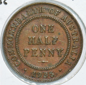 Australia 1936 1/2 Penny 198764 combine shipping