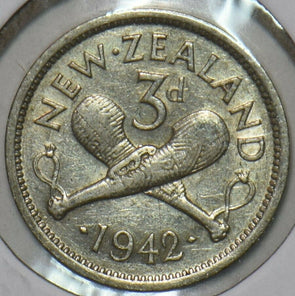 New Zealand 1942 3 Pence 152383 combine shipping