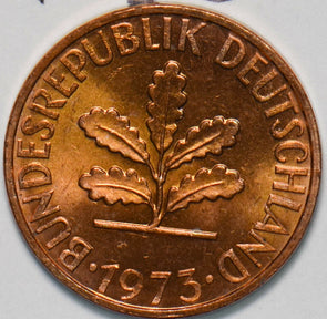 Germany 1973 2 Pfennig 292534 combine shipping