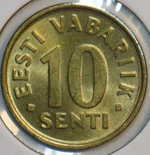 Estonia 2002 10 Senti Lion animal 152104 combine shipping