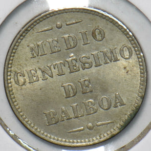 Panama 1907 1/2 Centesimo 296276 combine shipping
