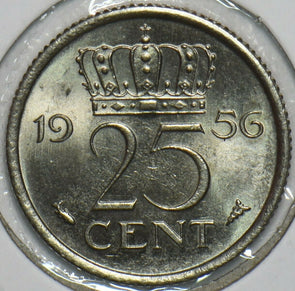Netherlands 1956 25 Cents 903690 combine shipping