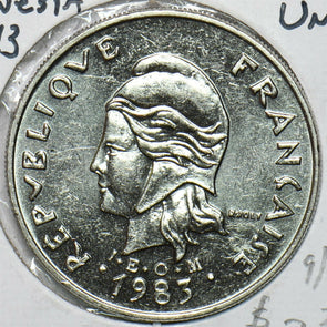 French Polynesia 1983 20 Francs UNC 152742 combine shipping