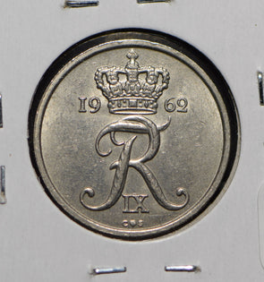 Denmark 1962 25 Ore  901419 combine shipping