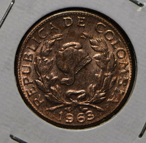 Colombia 1963 5 Centavos  290317 combine shipping