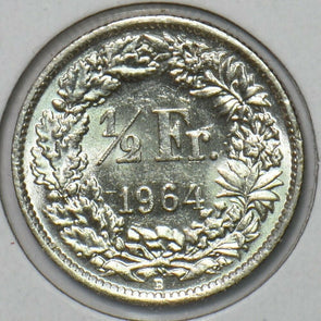 Switzerland 1964 1/2 Franc 295634 combine shipping