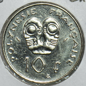 French Polynesia 1986 10 Francs Ch BU 903893 combine shipping