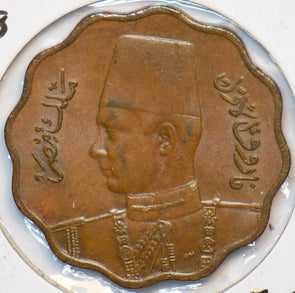 Egypt 1938 AH1357 10 Millemes Farook (1936-1952) 490942 combine shipping