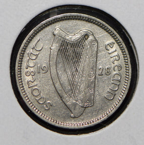 Ireland 1928 3 Pence Hare animal  291955 combine shipping