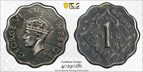 India British 1938 C Anna PCGS PR64 Restrike Proof SW-9.145 PC1027 combine shipp