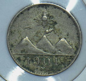Guatemala 1901 1/4 Real 190780 combine shipping
