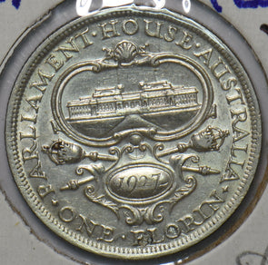Australia 1927 Florin 294869 combine shipping