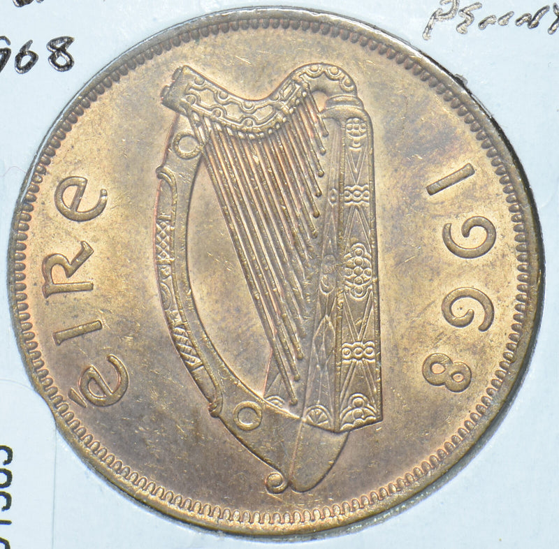 Ireland 1968 Penny Hen with chicks animal 191363 combine shipping