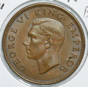 New Zealand 1941 1/2 Penny BU 198953 combine shipping