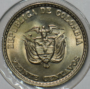 Colombia 1965 20 Centavos Eagle animal 196086 combine shipping