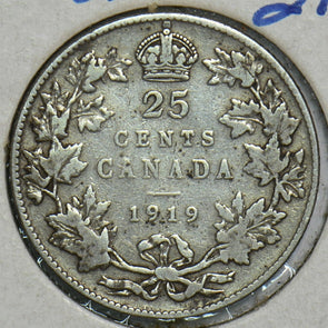 Canada 1919 25 Cents 197376 combine shipping