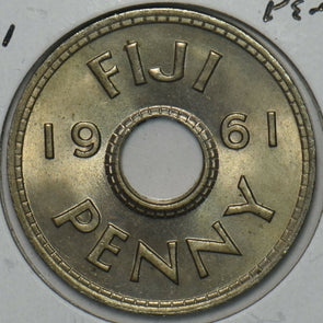 Fiji 1961 Penny 196332 combine shipping