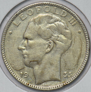 Belgium 1935 20 Francs 194661 combine shipping