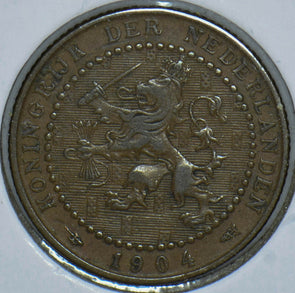Netherlands 1904 Cent Lion animal 150466 combine shipping