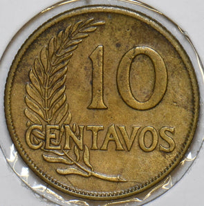 Peru 1944 10 Centavos 152638 combine shipping