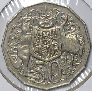 Australia 1981 50 Cents Kangaroo animal Emu 151586 combine shipping