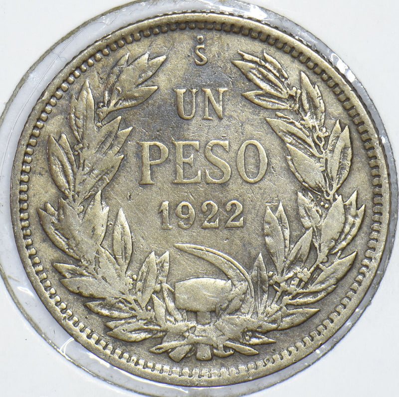 Chile 1922 Peso Condor animal 291209 combine shipping