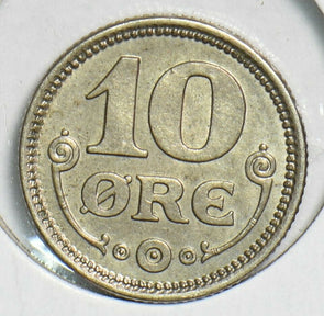 Denmark 1921 10 Ore 240577 combine shipping