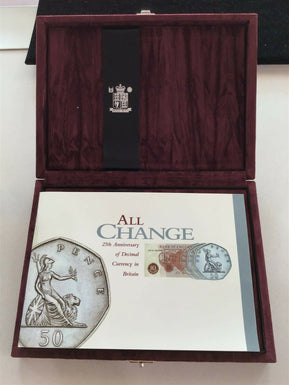 Great Britain 1996 Silver Anniversary collection proof set silver BL0004 combin