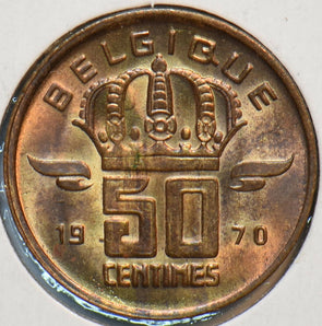 Belgium 1970 50 Centimes 193683 combine shipping