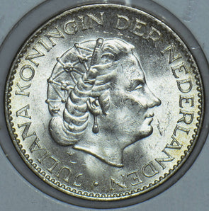 Netherlands 1957 Gulden Lion animal 150444 combine shipping
