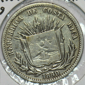 Costa Rica 1889 25 Centavos 297765 combine shipping