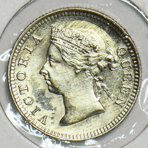 Hong Kong 1900 5 Cents Cleaned 197522 combine shipping