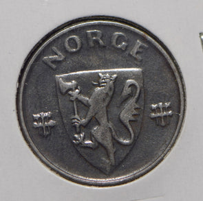 Norway 1944 2 Ore Lion animal  191108 combine shipping