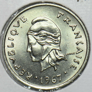 French Polynesia 1967 10 Francs 196895 combine shipping