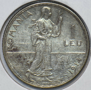 Romania 1914 Leu 193275 combine shipping