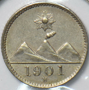 Guatemala 1901 H 1/4 Real 193221 combine shipping