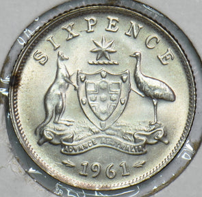 Australia 1961 6 Pence 241146 combine shipping