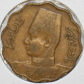 Egypt 1943 AH1362 5 Milliemes 196789 combine shipping
