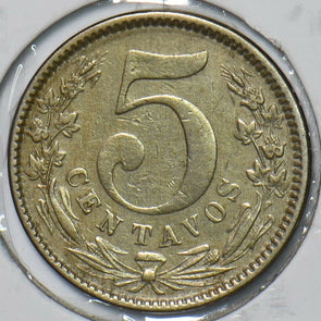 Colombia 1886 5 Centavos 296703 combine shipping