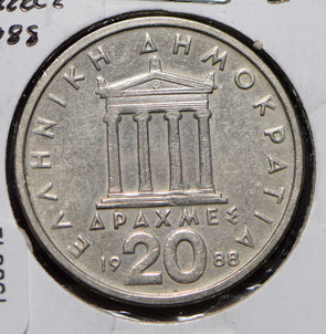 Greece 1988 20 Drachmai  190642 combine shipping