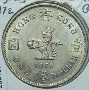 Hong Kong 1972 1 Dollar Lion animal  290488 combine shipping