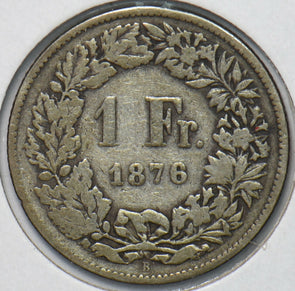 Switzerland 1876 Franc 150756 combine shipping