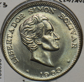 Colombia 1963 50 Centavos Eagle animal 196098 combine shipping