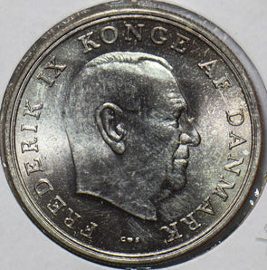 Denmark 1964 5 Kroner BU Commemorative issue. Wedding of Princess Anne Marie 490